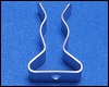Medium Stainless Mounting Clip, 5/8 - 7/8